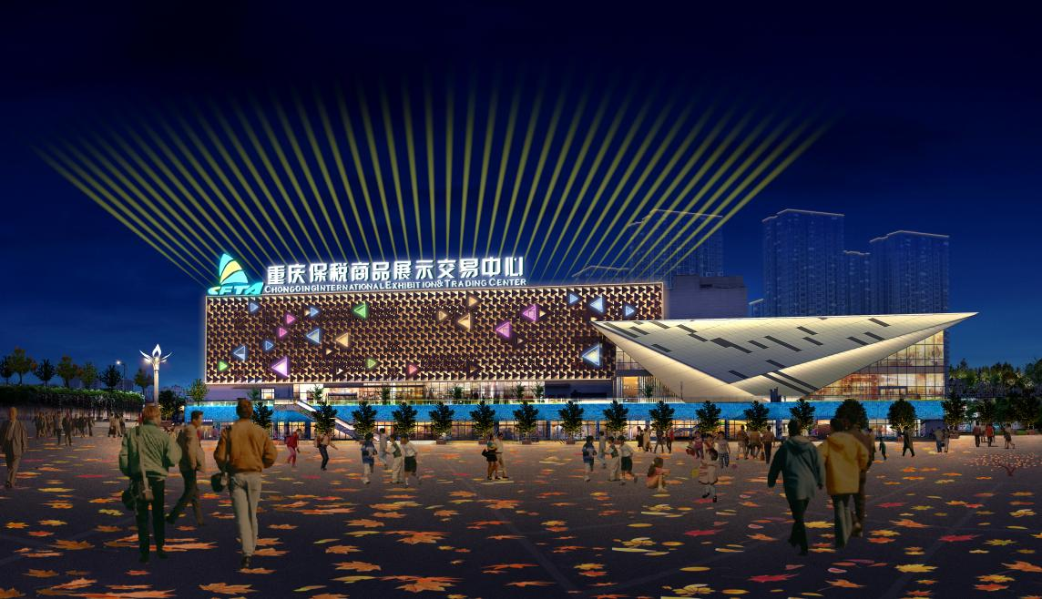 寸灘國(guó)際絲路花街建筑光影秀(圖2)