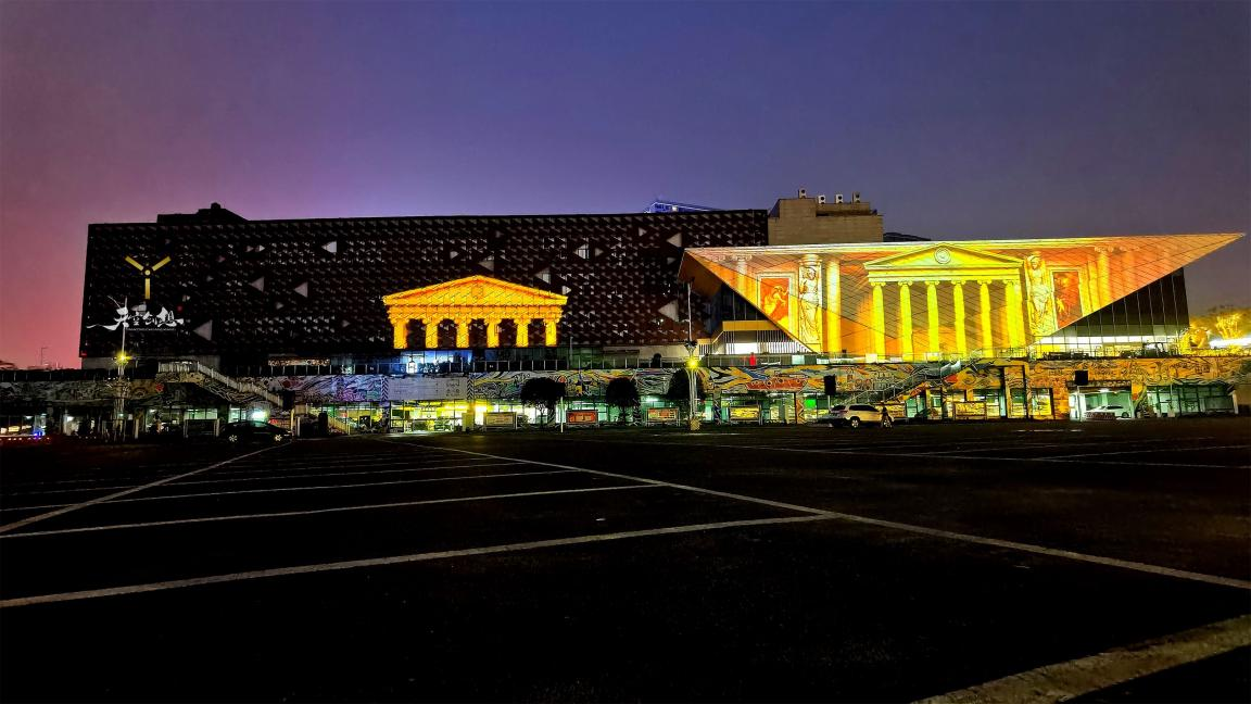 寸灘國(guó)際絲路花街建筑光影秀(圖6)