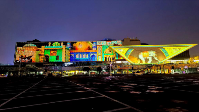 寸灘國(guó)際絲路花街建筑光影秀(圖13)