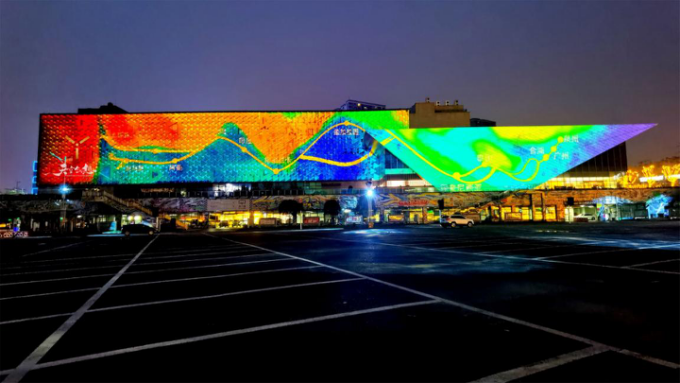 寸灘國(guó)際絲路花街建筑光影秀(圖16)