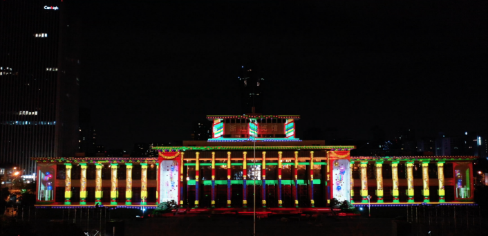 天空創(chuàng)想用科技點亮城市！杭州武林廣場3DMAPPING秀震撼上演！(圖19)