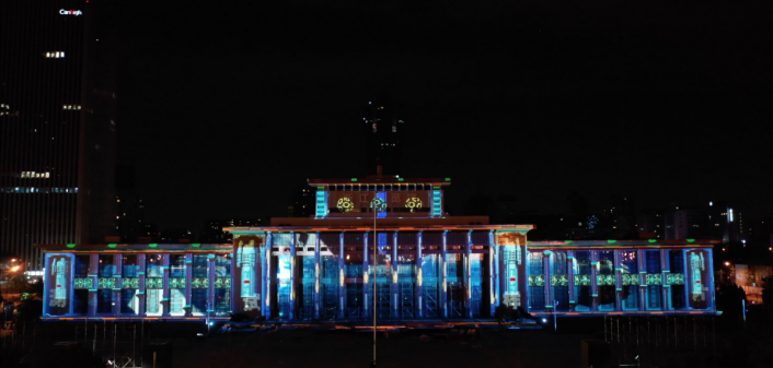 天空創(chuàng)想用科技點亮城市！杭州武林廣場3DMAPPING秀震撼上演！(圖15)