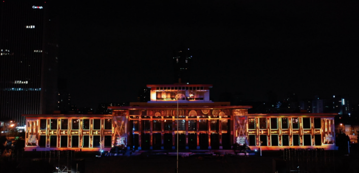 天空創(chuàng)想用科技點亮城市！杭州武林廣場3DMAPPING秀震撼上演！(圖18)