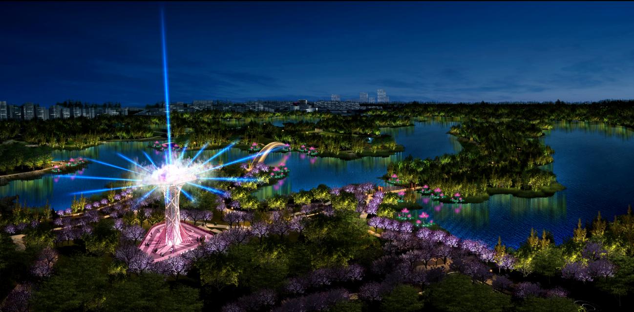 四川達(dá)州蓮花湖濕地公園夜游(圖3) 四川達(dá)州蓮花湖濕地公園夜游(圖3)