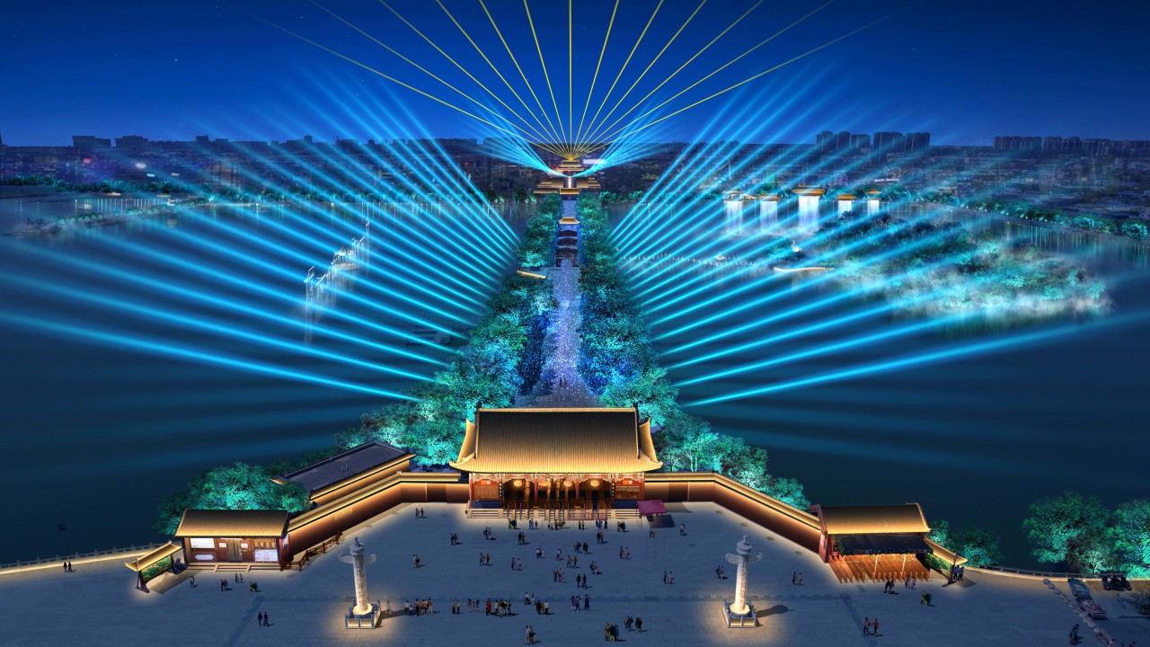 河南開封龍亭公園《夢歸汴梁》夜游項目(圖6) 河南開封龍亭公園《夢歸汴梁》夜游項目(圖6)