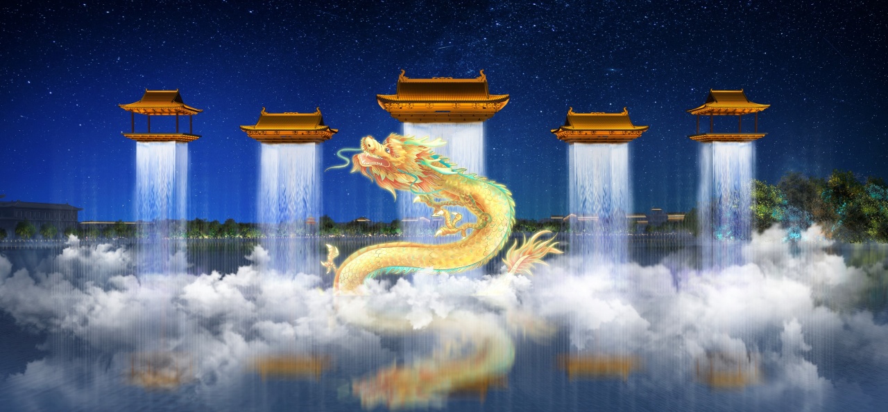 河南開封龍亭公園《夢歸汴梁》夜游項目(圖9) 河南開封龍亭公園《夢歸汴梁》夜游項目(圖9)