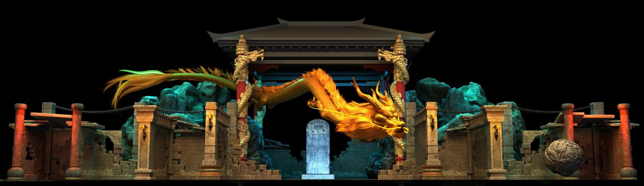 云南陸良城墻3DMAPPING(圖3) 云南陸良城墻3DMAPPING(圖3)