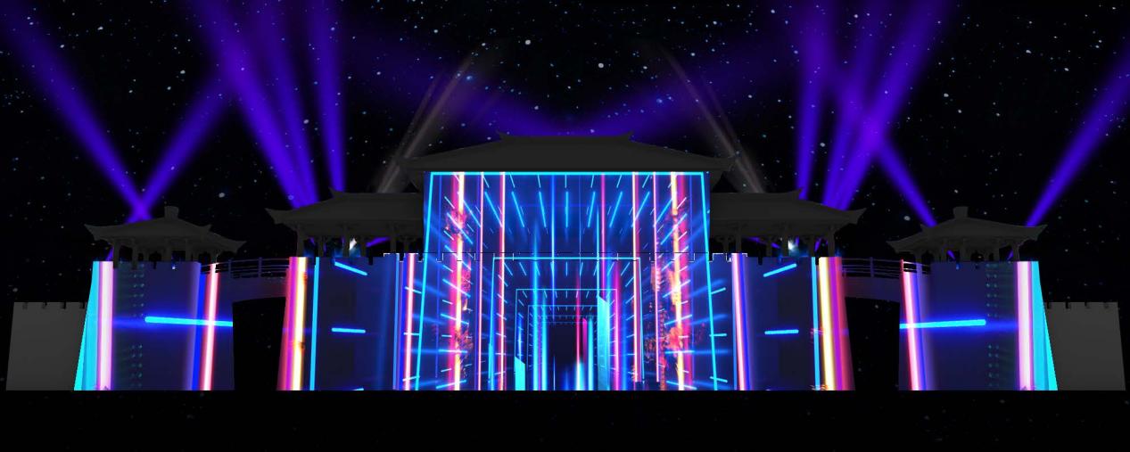 云南陸良城墻3DMAPPING(圖5) 云南陸良城墻3DMAPPING(圖5)