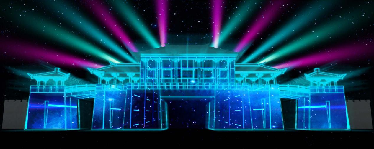 云南陸良城墻3DMAPPING(圖4) 云南陸良城墻3DMAPPING(圖4)