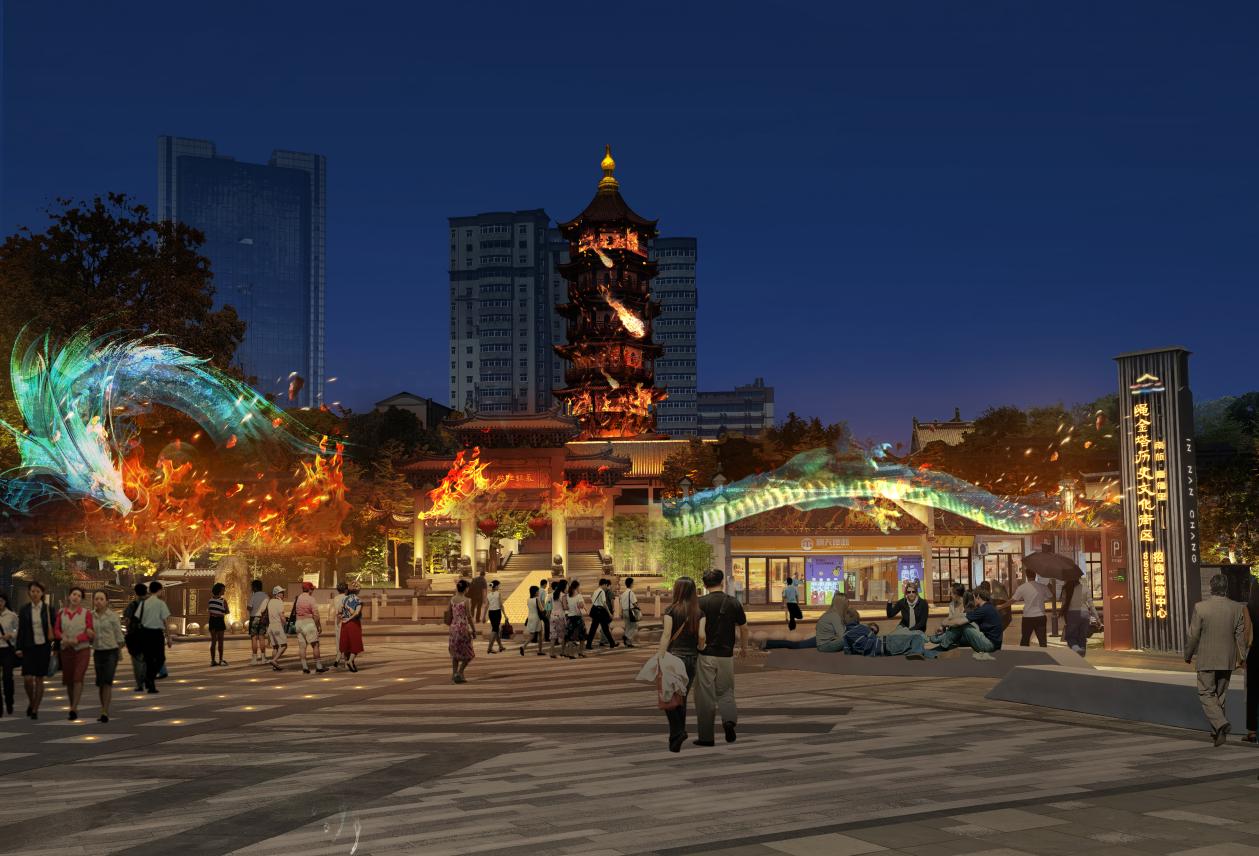 江西南昌繩金塔3DMapping(圖4) 江西南昌繩金塔3DMapping(圖4)